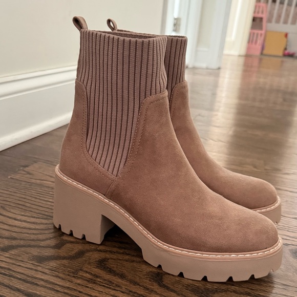 Dolce Vita Brown Ankle Booties - Picture 2 of 4